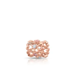 Sale Zawieszka srebrna ażurowe serca Lovely Beads Charms