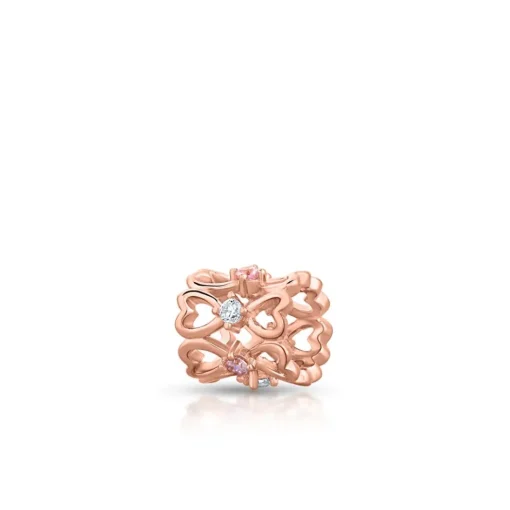 Sale Zawieszka srebrna ażurowe serca Lovely Beads Charms
